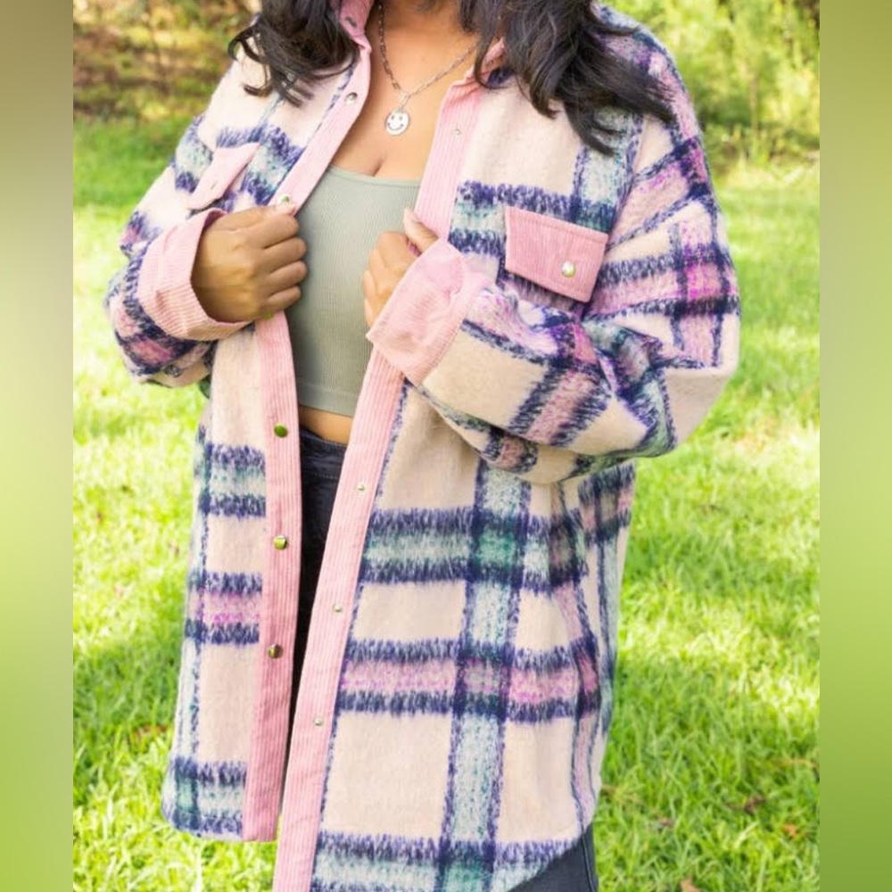 Plaid Shacket - image 1